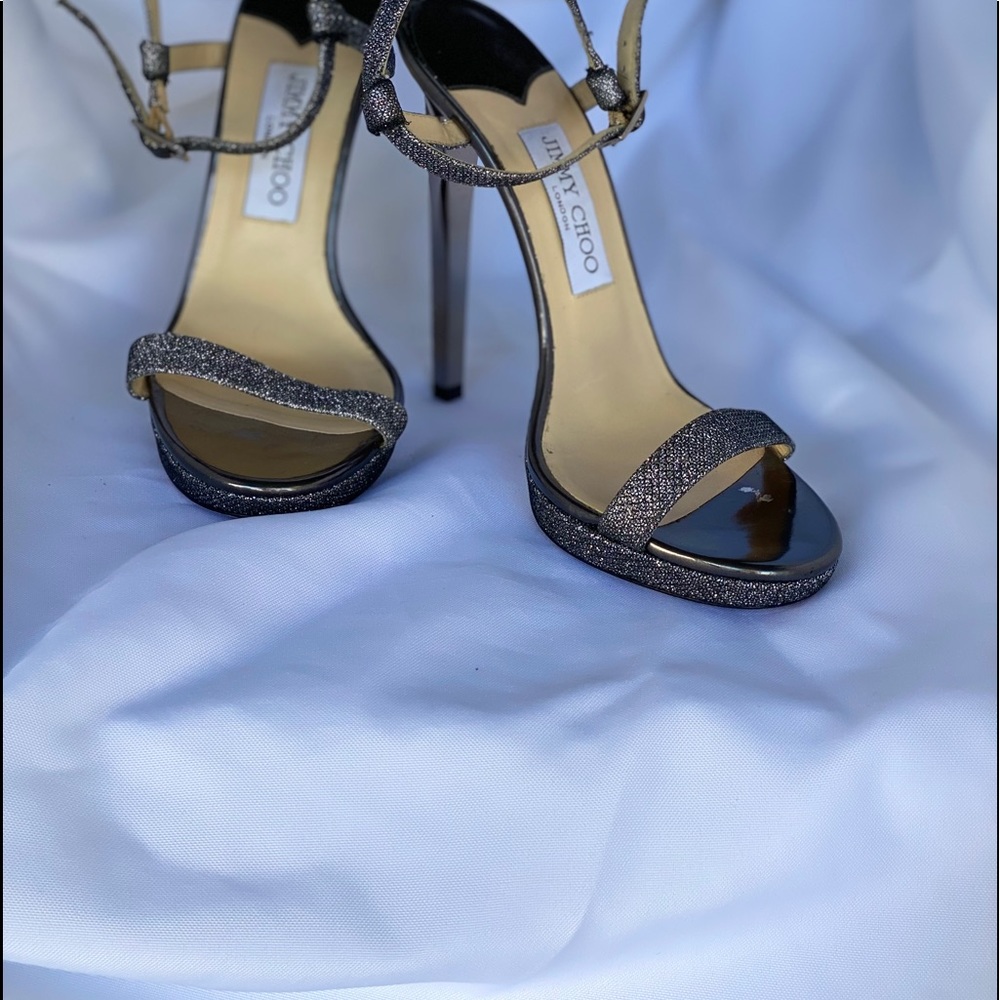 Ankle strap open toed heels